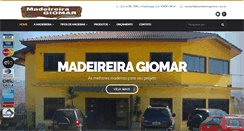 Desktop Screenshot of madeireiragiomar.com.br